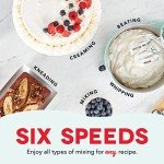 Aqua 6-Speed Stand Mixer with 3 Quart Bowl