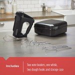 BLACK+DECKER 6-Speed Turbo Hand Mixer, Black