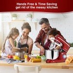 6.5 Qt Electric Stand Mixer with Stainless Steel Bowl