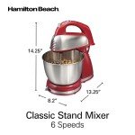 Hamilton Beach Classic 4-Quart Mixer, 6 Speeds