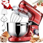 6.5 Qt Electric Stand Mixer with Stainless Steel Bowl