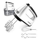 SHARDOR 6-Speed Electric Hand Mixer with Accessories
