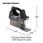 Hamilton Beach 6-Speed Electric Hand Mixer with Case