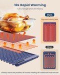 Electric Warming Tray with Adjustable Temperature Settings