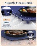 Electric Warming Tray with Adjustable Temperature Settings