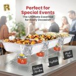 46-Piece Disposable Chafing Dish Buffet Set