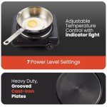 Single Electric Cast Iron Burner - 1000 Watts