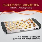 Elite Gourmet 3-Compartment Buffet Server & Warmer