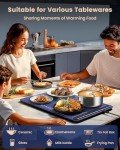 Electric Warming Tray with Adjustable Temperature Settings