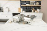 Alpha Living 4-Pack Stainless Steel Chafing Dishes