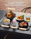 iTRUSOU Portable Electric Warming Tray with 3 Settings