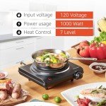 Single Electric Cast Iron Burner - 1000 Watts