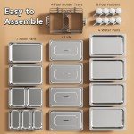 High-Grade 9QT Chafing Dish Buffet Set, 4 Pack