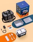 Cordless Electric Lunch Box for Adults - 5.5 Cups