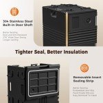 95Qt Insulated Food Warmer with Wheels