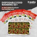 Flameless Food Warming Pads - 6 Pack