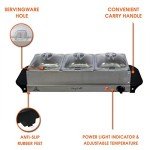 MegaChef Stainless Steel Buffet Server & Food Warmer