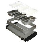 MegaChef Stainless Steel Buffet Server & Food Warmer