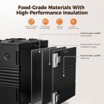 95Qt Insulated Food Warmer with Wheels