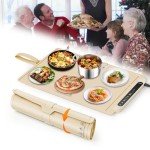 Electric Food Warming Mat with Adjustable Heat Settings