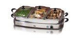 Triple Buffet Server with Temperature Control Trays