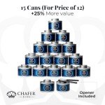 15 Pack Chafing Fuel Cans for Food Warmers