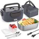 Carsolt 3-in-1 Portable Electric Lunch Box Heater