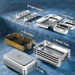 9Qt 4 Pack Chafing Dishes for Events