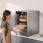 VEVOR 5-Tier Stainless Steel Food Warmer Cabinet