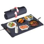 Portable Electric Warming Tray with Adjustable Settings