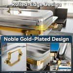 9Qt 4 Pack Chafing Dishes for Events