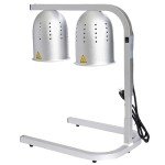 Portable 2-Bulb Electric Food Heat Lamp