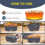 Carsolt 3-in-1 Portable Electric Lunch Box Heater