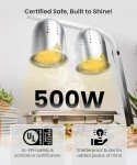 Portable 2-Bulb Electric Food Heat Lamp