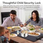 Portable Electric Warming Tray with Adjustable Settings