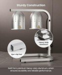 Portable 2-Bulb Electric Food Heat Lamp
