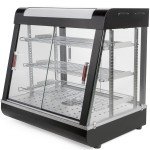 27" 3-Tier Commercial Pizza Warmer Display