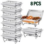 8QT Stainless Steel Catering Chafing Dish Set