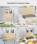 Portable 2-Bulb Electric Food Heat Lamp