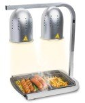 Portable 2-Bulb Electric Food Heat Lamp