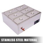 6-Pan Electric Food Warmer for Buffets