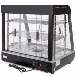 27" 3-Tier Commercial Pizza Warmer Display