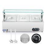 3-Pan Electric Food Warmer Countertop Buffet
