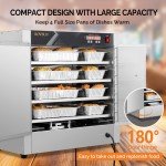 4-Tier Countertop Hot Box Food Warmer