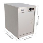 4-Tier Stainless Steel Food Warmer Hot Box