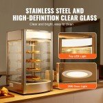 14" Pizza Display Warmer - 4-Tier Electric