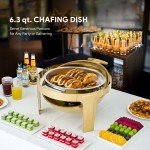 Stainless Steel 8L Roll Top Chafing Dish Set
