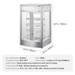 14" Pizza Display Warmer - 4-Tier Electric
