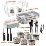 36-Piece Disposable Chafing Dish Buffet Set