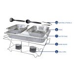 36-Piece Disposable Chafing Dish Buffet Set